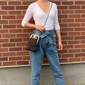 Handmade Genuine Frosted Cowhide Embossed 3D Star Phone Case/Pouch